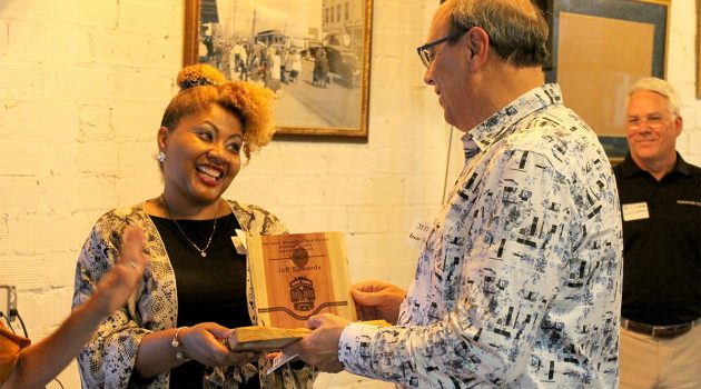 Rail Yard District Honors Jeff Edwards at Quarterly Meeting