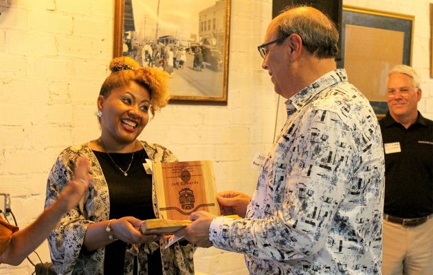 Rail Yard District Honors Jeff Edwards at Quarterly Meeting