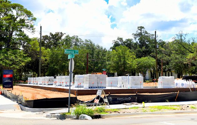 Townhomes rising in San Marco