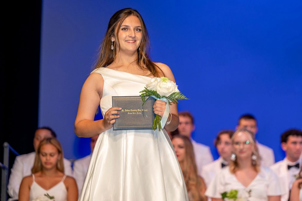 Susannah Goodwin, of Avondale, receives her diploma
