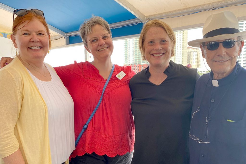 DeAnn Collins Dockery with Denise Reagan, Councilwoman Randy DeFoor and Allison DeFoor