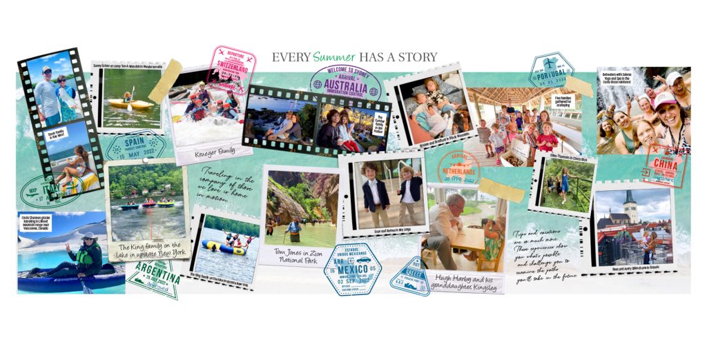 Summer Travel Photo Collage