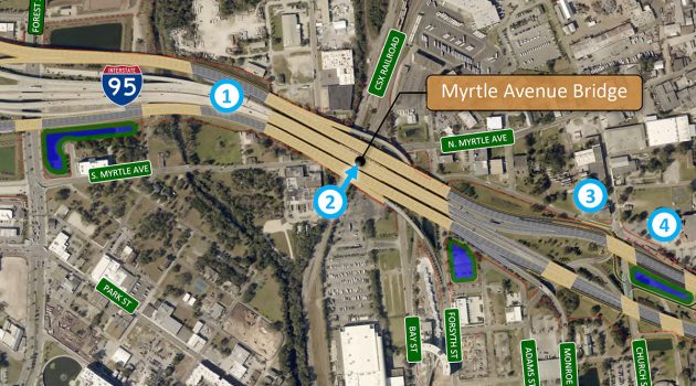 FDOT rolls out study for I-95 improvements from I-10 to Beaver Street