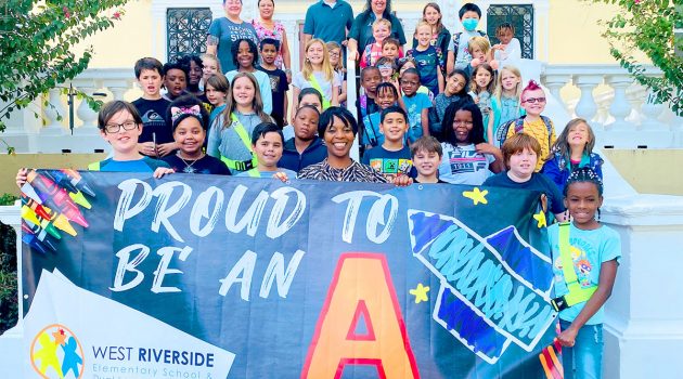 West Riverside Elementary School Brings Its “A” Game