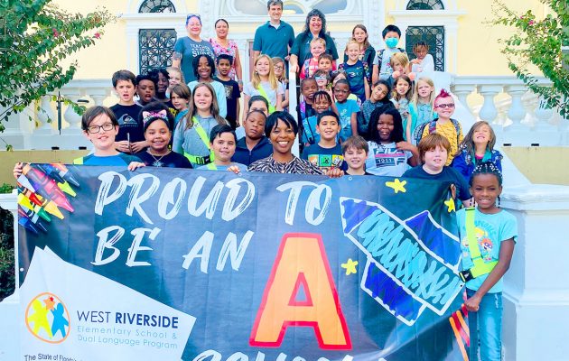 West Riverside Elementary School Brings Its “A” Game