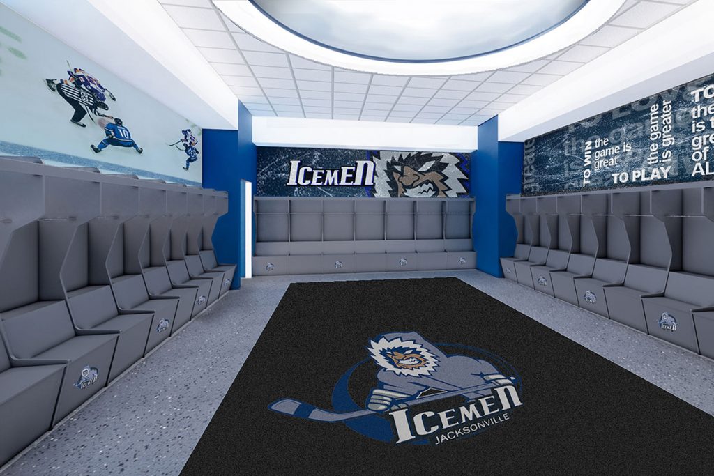 Jacksonville Icemen Locker Room