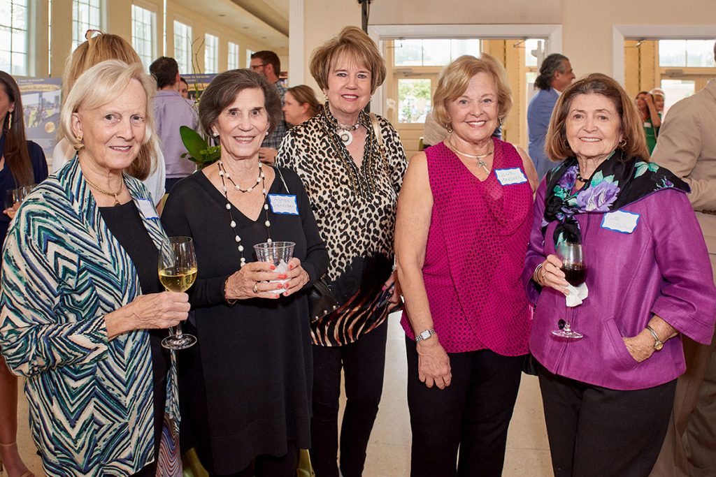 Courtenay Wilson with Agnes Danciger, Martha Barrett, Julie Handley and Dottie Nutant