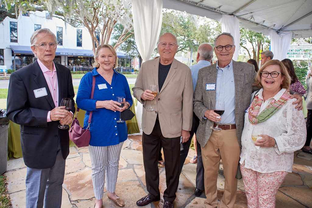 Mark Grandin with Ginny Myrick, Joel Embry, Skip and Peggy Allcorn