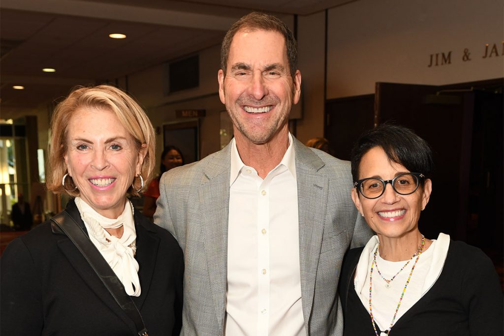 Jackie and Stephen Goldman with Alex Ackerman