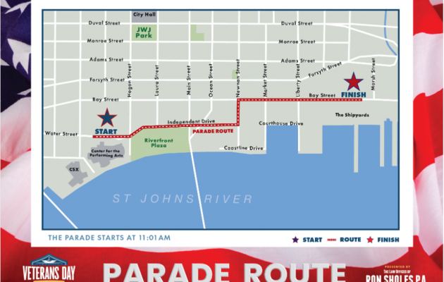 Veterans Day Parade Presented by the Law Offices of Ron Sholes, P.A.