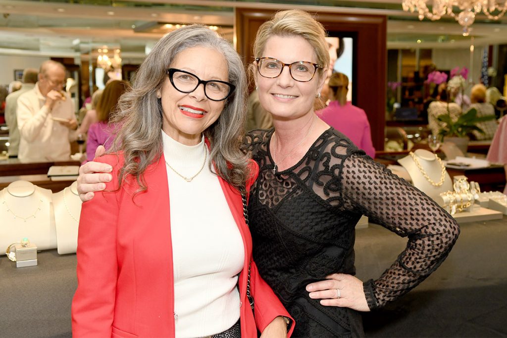 Dr. Judella Haddad-Lacle with Jessica Davis