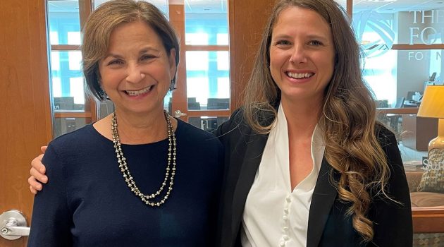 Passing the baton: The Community Foundation bids farewell to Susan Datz Edelman, VP, Strategic Communications, welcomes Stephanie Garry Garfunkel to position