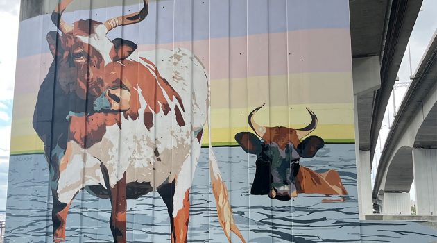 Artist honors Jacksonville history, completes Cowford murals