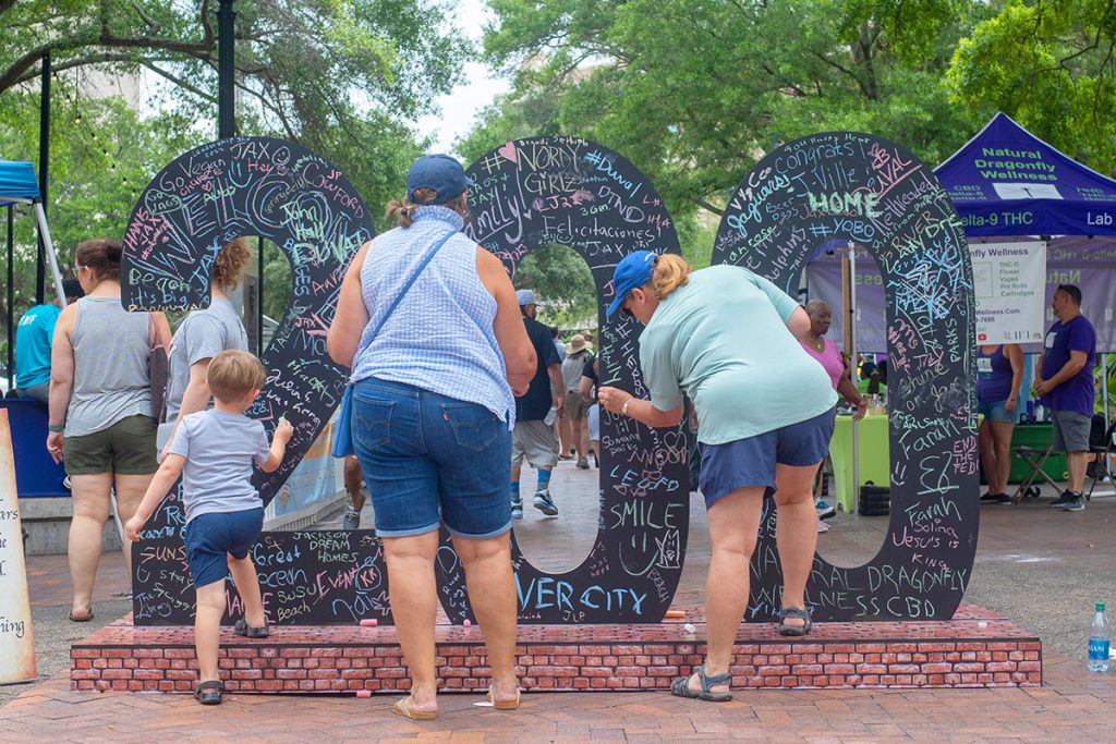 Jacksonville residents celebrated their city’s bicentennial last summer. 