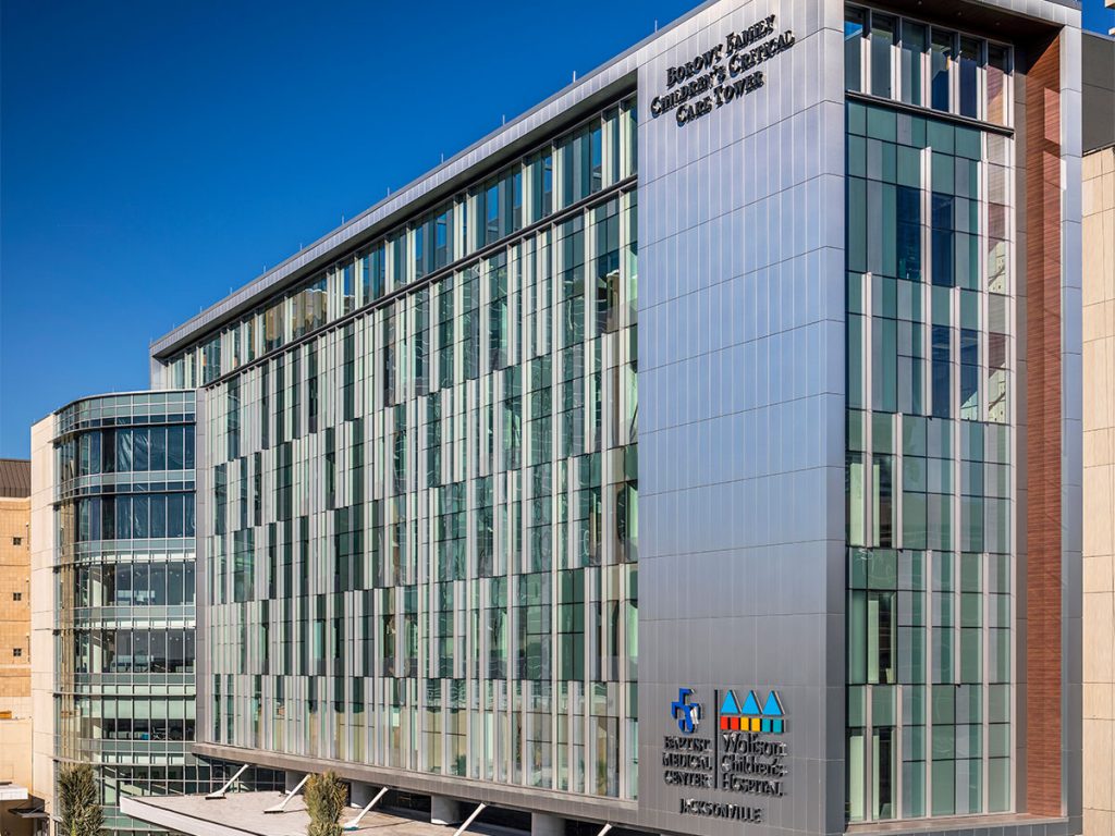 The Borowy Family Children’s Critical Care Tower opened in April.