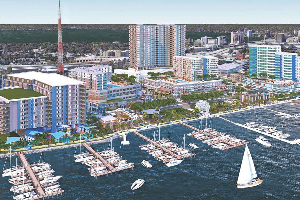 A rendering of the completed RiversEdge: Life on the St. Johns. Render provided by Preston Hollow Community Capital, LLC.