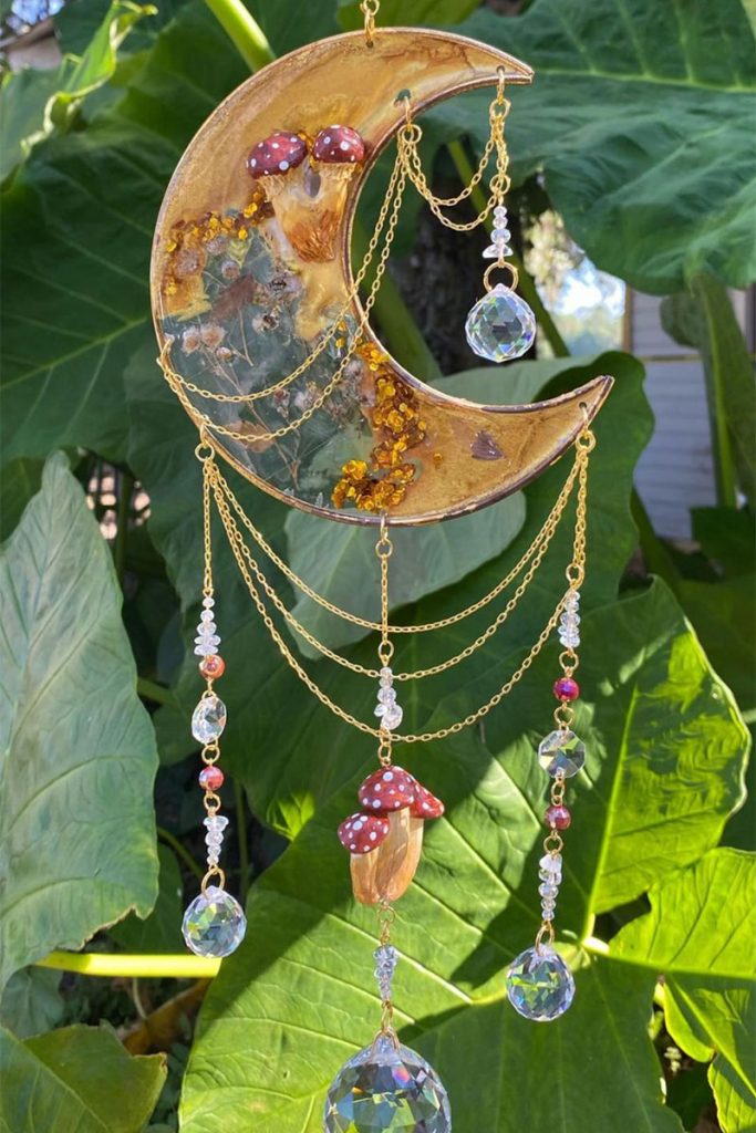 Mushroom Moon Suncatcher | Picture Credit: Sparkle Sundream Instagram