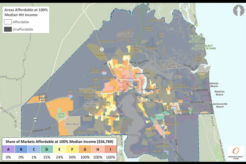 Housing Affordability: 100% Median Household Income