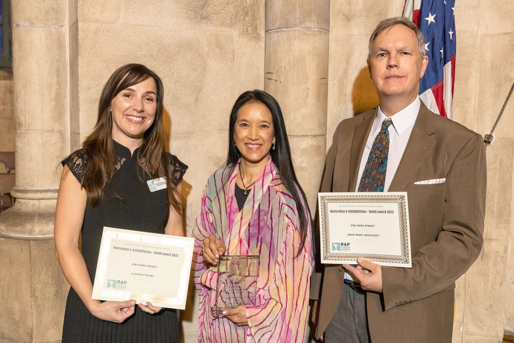 Claudia Prana, Owner and John Reep, Architect
