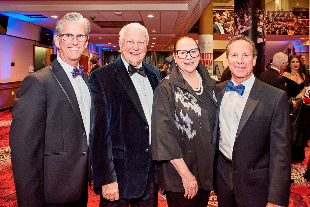 Joe Barton, Bruce and Gabriele Dempsey with David Rinzler
