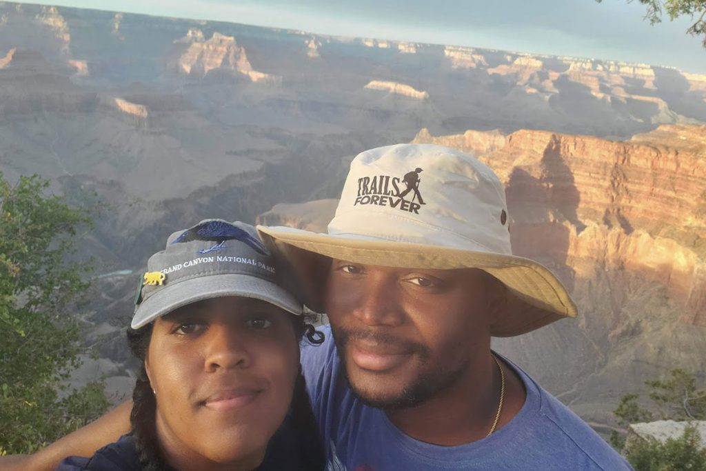 Dean and Khoranhalai Washington, Grand Canyon, 2022