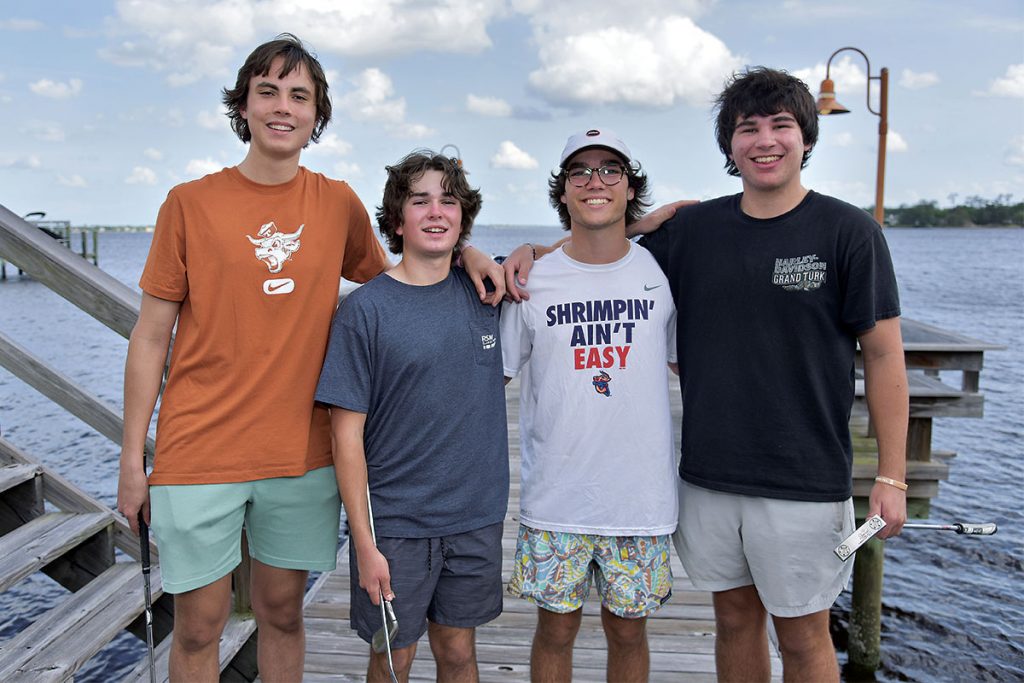 Declan McCarthy, Cole Taylor, John Pajcic and Findlay Leburn