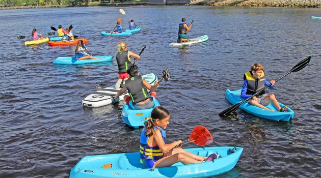 Fun Comes in Rows on River Day