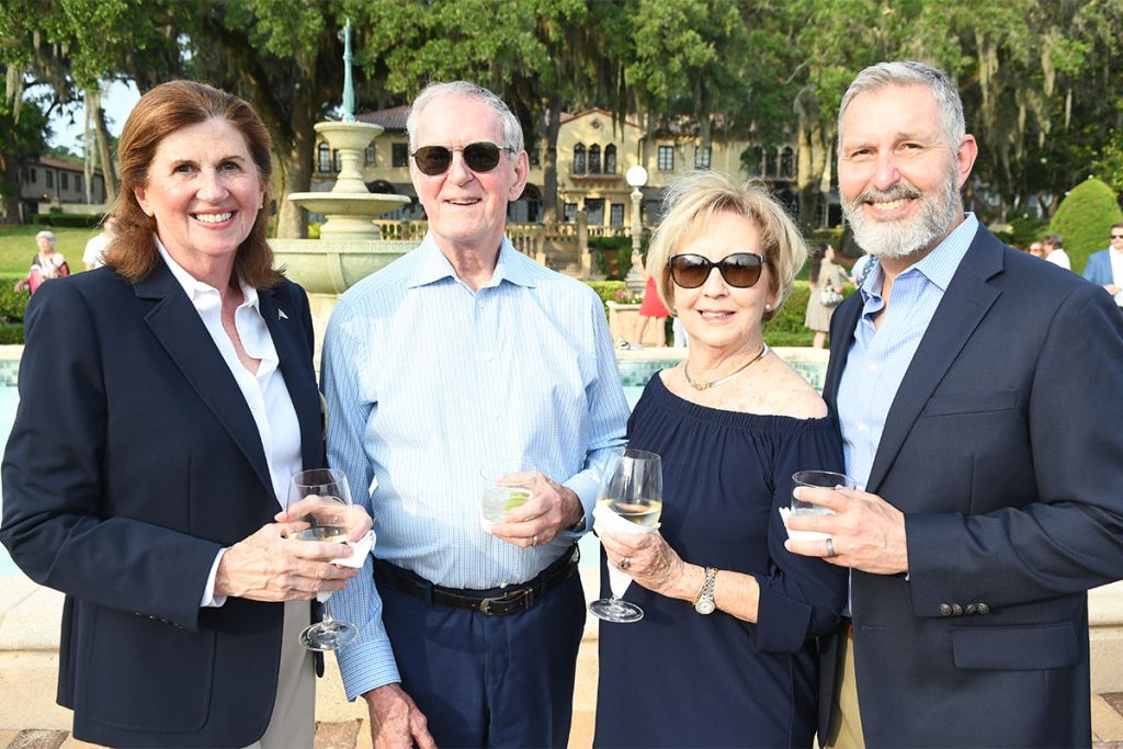 Kelly Manel, Jim and Pat Jamison with Ron Mackoul