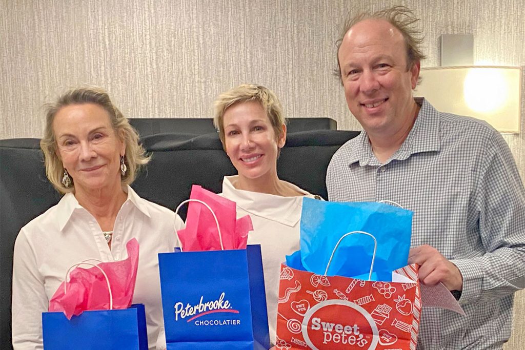 Phyllis, Brooke, and Peter, Meninak Club, November 2022