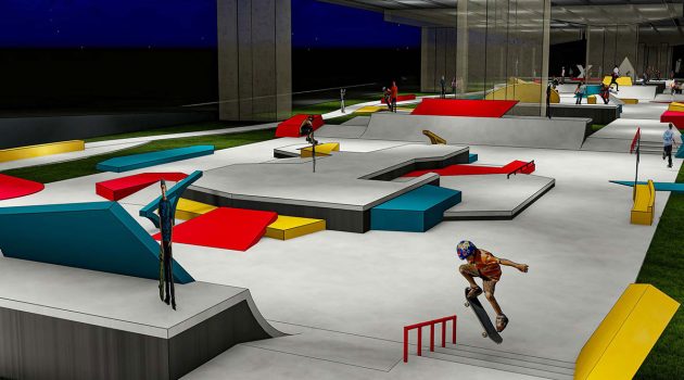 Construction underway for Riverside skatepark