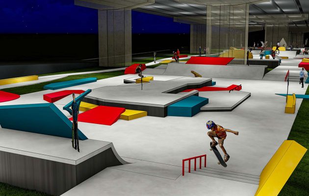 Construction underway for Riverside skatepark