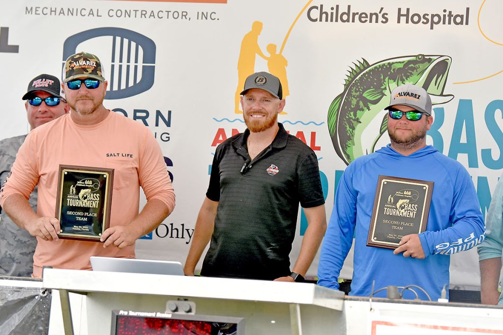 Second place winners Randall Alvarez and Jocham Williams