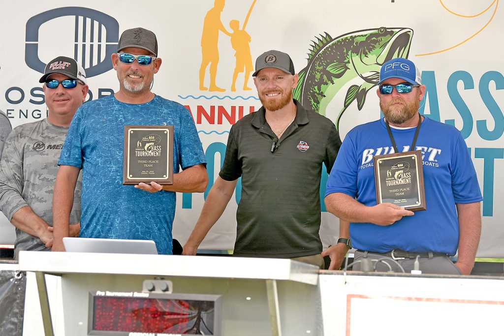 Third place winners Chris Cercy and Eric Roberts