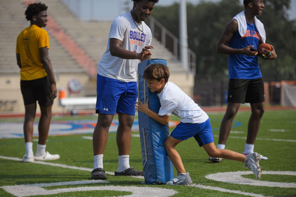 Bolles kids at summer camp