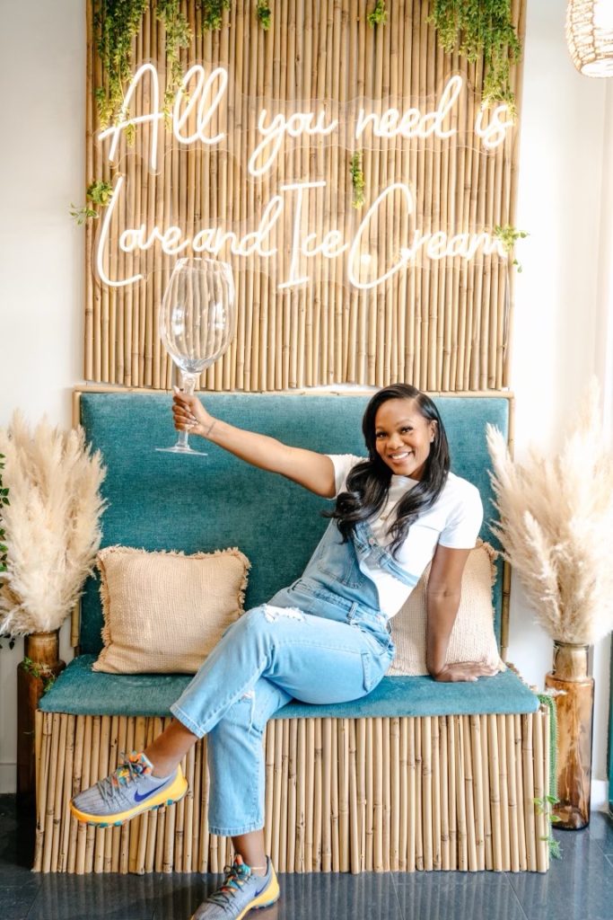 Ashley Kendrick, owner of Malachi's Ice Cream Bar