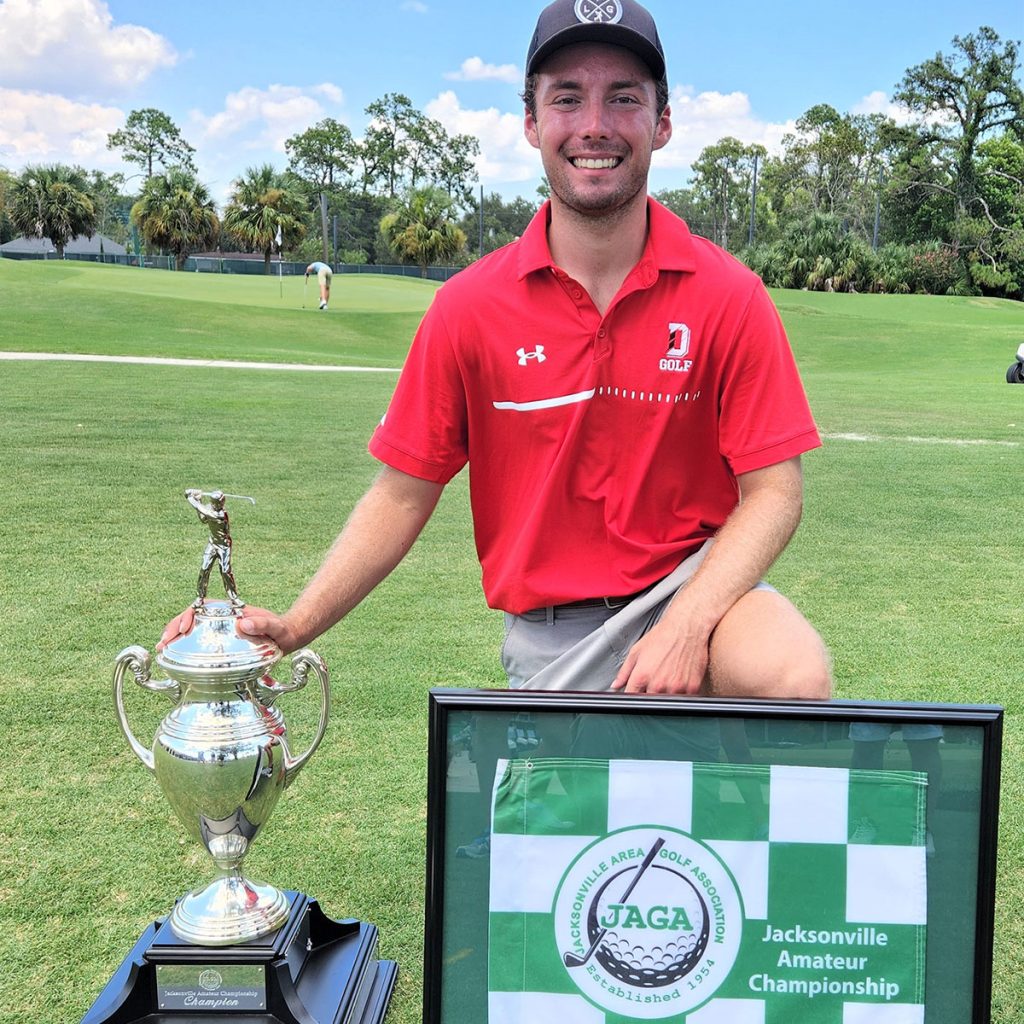 Will Davis with Trophy