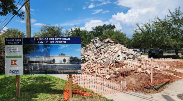 Site Cleared for New Family Life Center at Riverside Presbyterian Day School