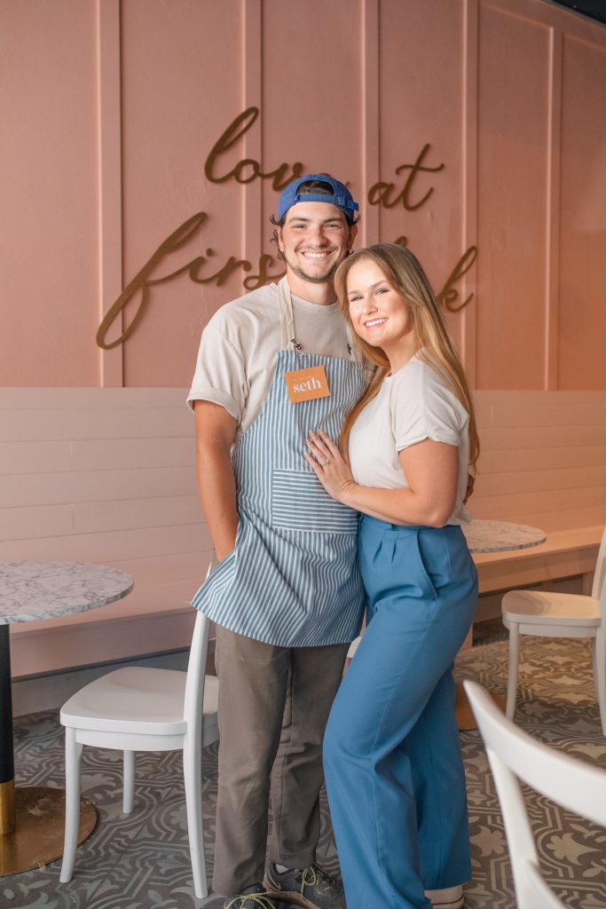 Waffle Cone owners Seth and Cassidy Darmata.