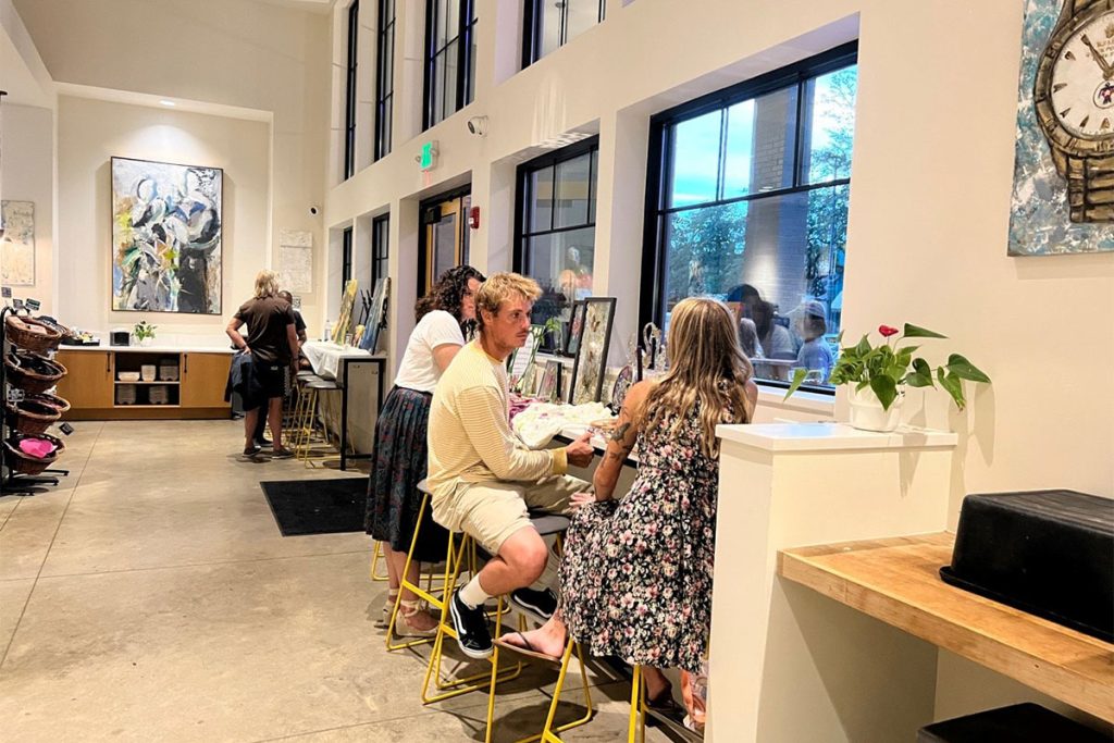 Scene from Amplified Avondale Art Walk’s soft launch in July. Photo/Amplified Avondale