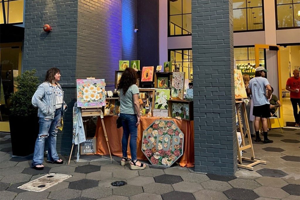 Scene from Amplified Avondale Art Walk’s soft launch in July. Photo/Amplified Avondale