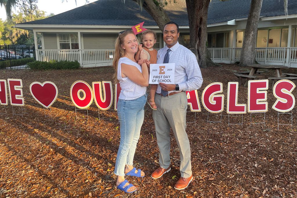 smiling family
