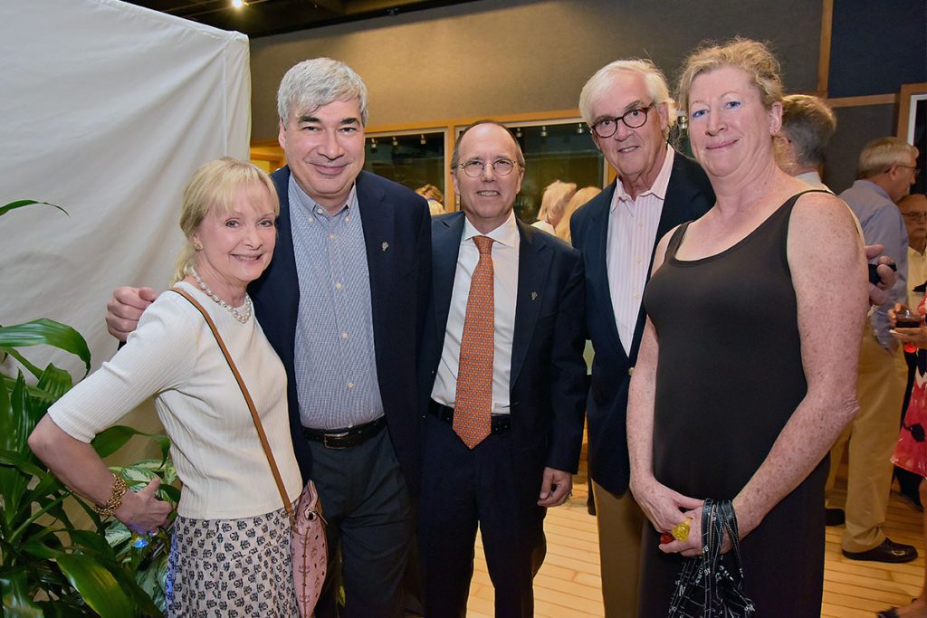 Anita Goyer, Andrew Svarre, Dennis Whittle and Steve Goyer with Lisa Schieffelin