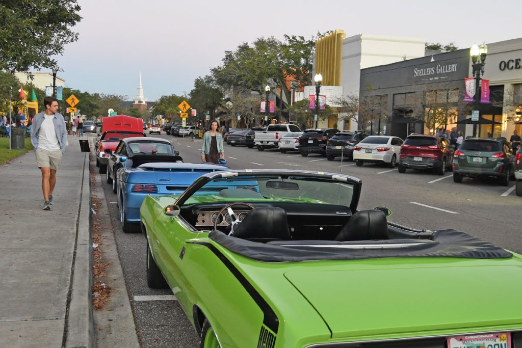 Classic cars were on display, courtesy of local collectors and considerate contributors to the event in support of San Marco merchants and ASPIRE Church.