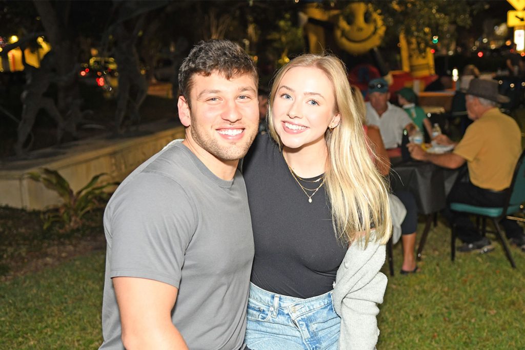 Adam Byck and Anna Schatzel were in town to enjoy what San Marco had to offer during Bash in Balis.