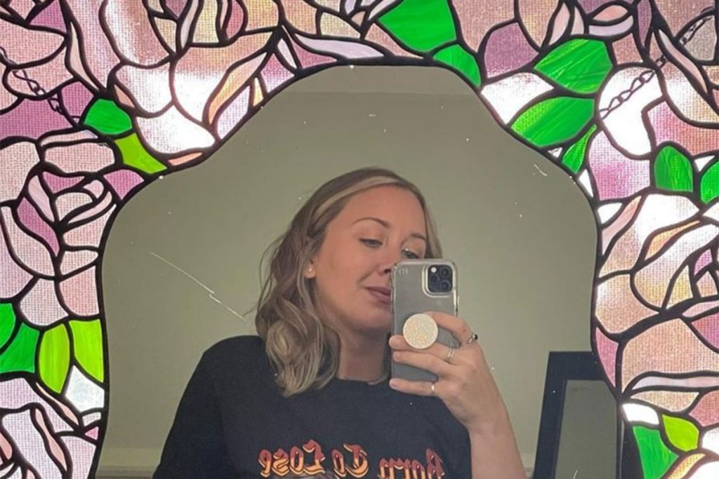 Euporhia-inspired MSW Stained Glass piece- credit Instagram