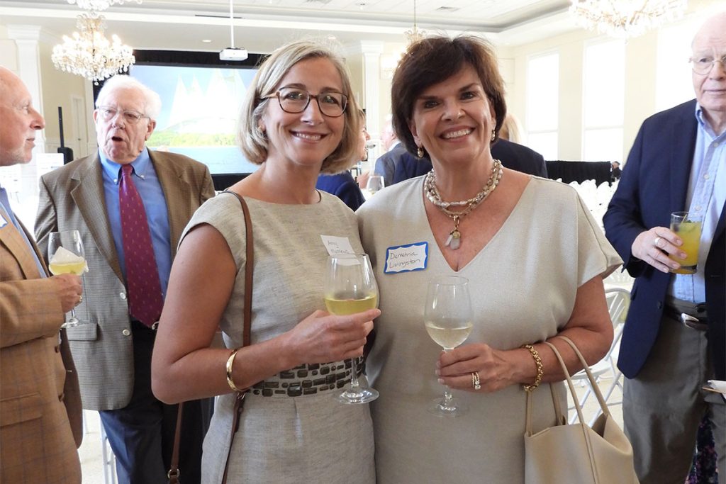 Amy Mathews with Demetria Livingston