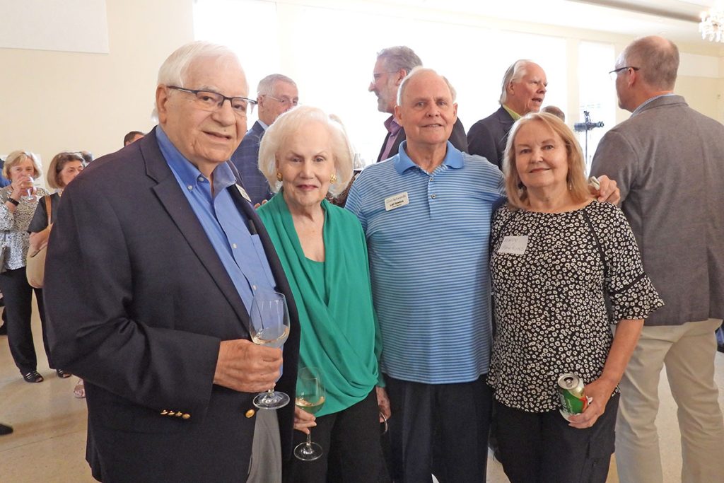 Ted and Mary Lee Pappas with Lad and Mindy Hawkins