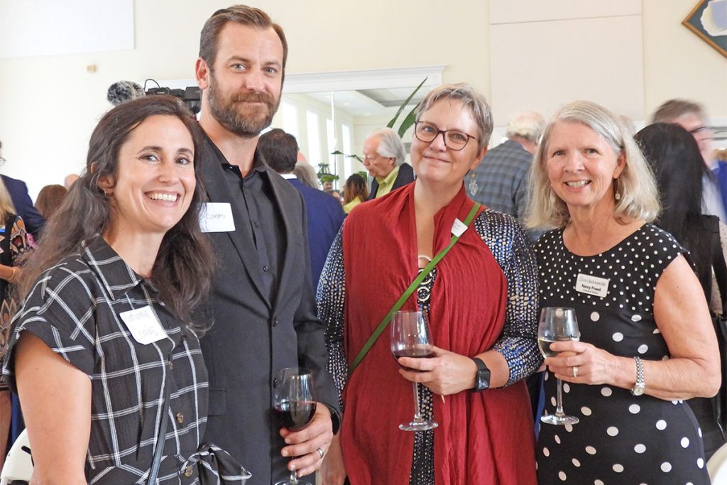 Autumn and Paul Combs with Denise Reagan and Nancy Powell