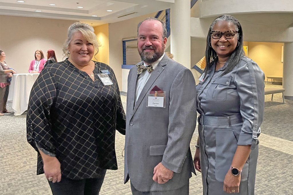 Elizabeth Brandenburg with Darren Dailey and Pauline J. Rolle