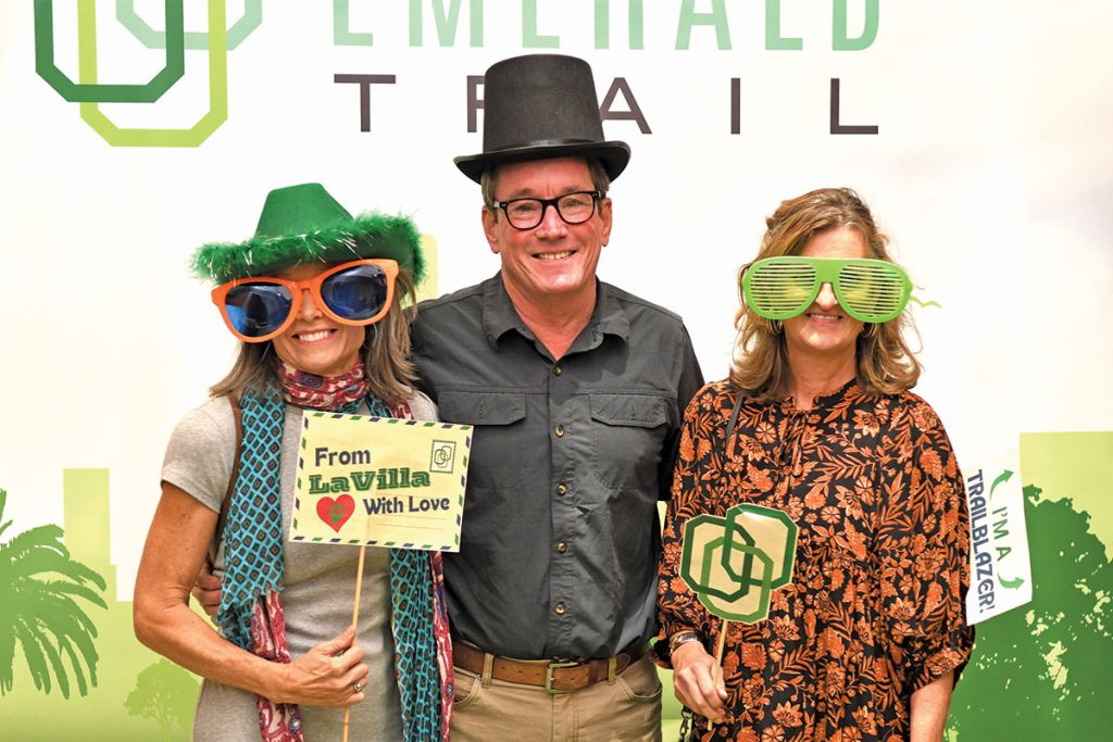 Laura McKeithen with Brian Mickler and Laura Jane Pittman